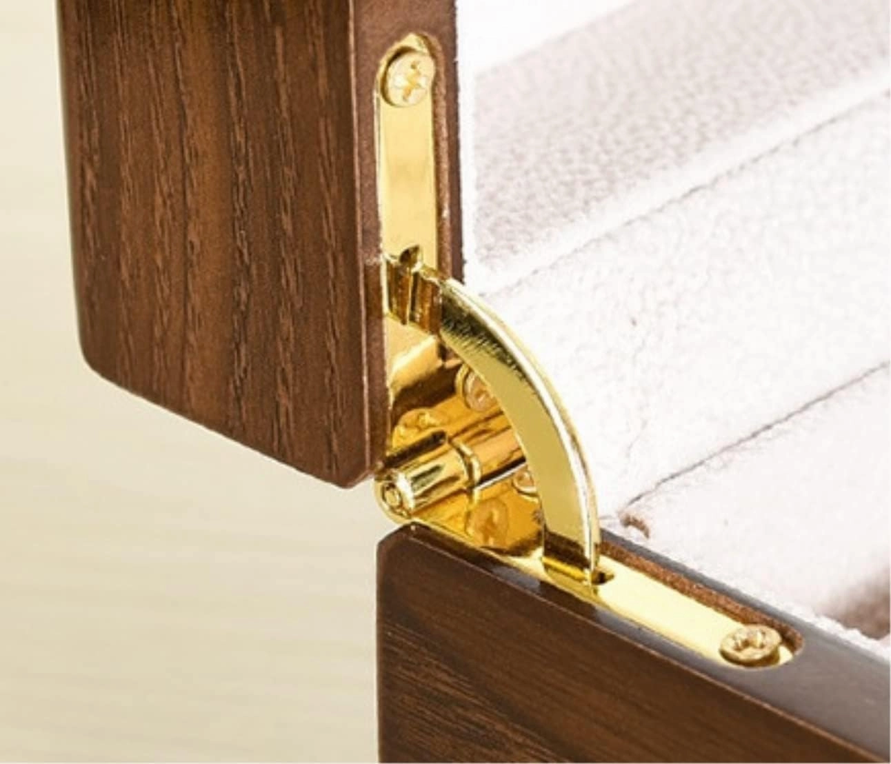 Watch Case Watch Roll Watch Winder Modern Wood Watch Box Organizer 10 Slot Watch Display Case Jewelry Showcase With Clear Top Metal Lock Watch Box Watch Organizer(Brown-31.5 * 20.5 * 8cm)