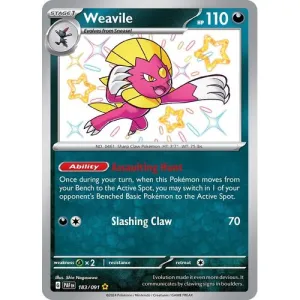 Weavile (183/091) [SV: Paldean Fates]