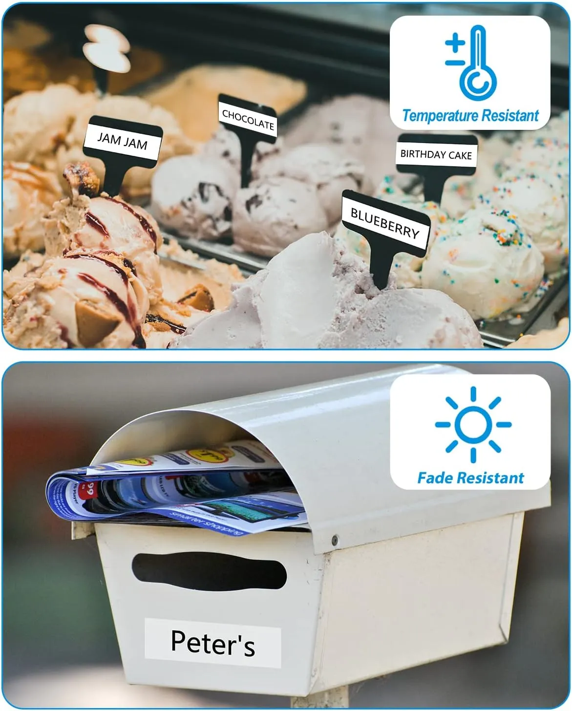 Weemay 1/2" Label Maker Refills Compatible for Brother Tze Tz Tape 12mm 0.47 Laminated White, for Ptouch Label Maker Machine Cube PTD210 PTP701BT PTD220 PTH110 PTH110BP PTH111 PTP750W PTD600, 6 Pack