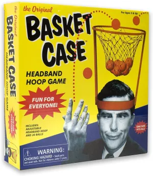 Westminster Headband Hoop Game 2-Pack - Yellow Plastic & Nylon Basketball Toy