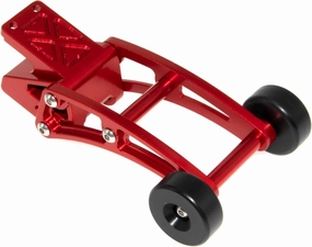 Wheelie Bar Compatible with MJX Hyper Go 1/14 Upgrade 14209 14210 H14BM High Speed Rc Car Aluminum Alloy Adjustable Part Replace(Red)