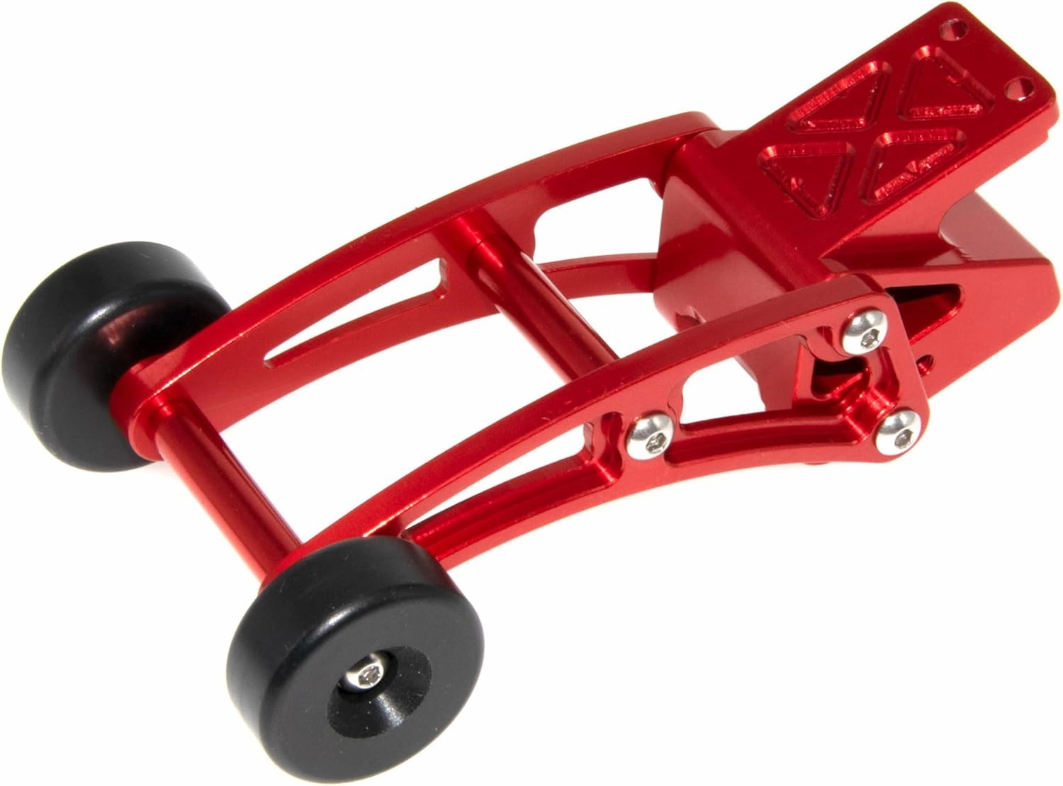 Wheelie Bar Compatible with MJX Hyper Go 1/14 Upgrade 14209 14210 H14BM High Speed Rc Car Aluminum Alloy Adjustable Part Replace(Red)