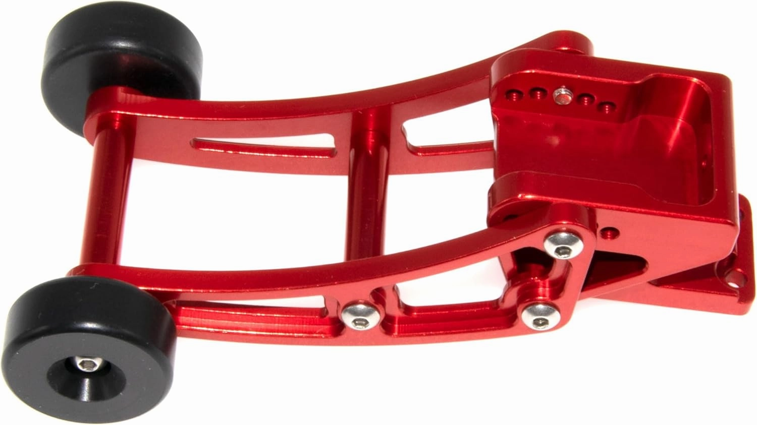 Wheelie Bar Compatible with MJX Hyper Go 1/14 Upgrade 14209 14210 H14BM High Speed Rc Car Aluminum Alloy Adjustable Part Replace(Red)