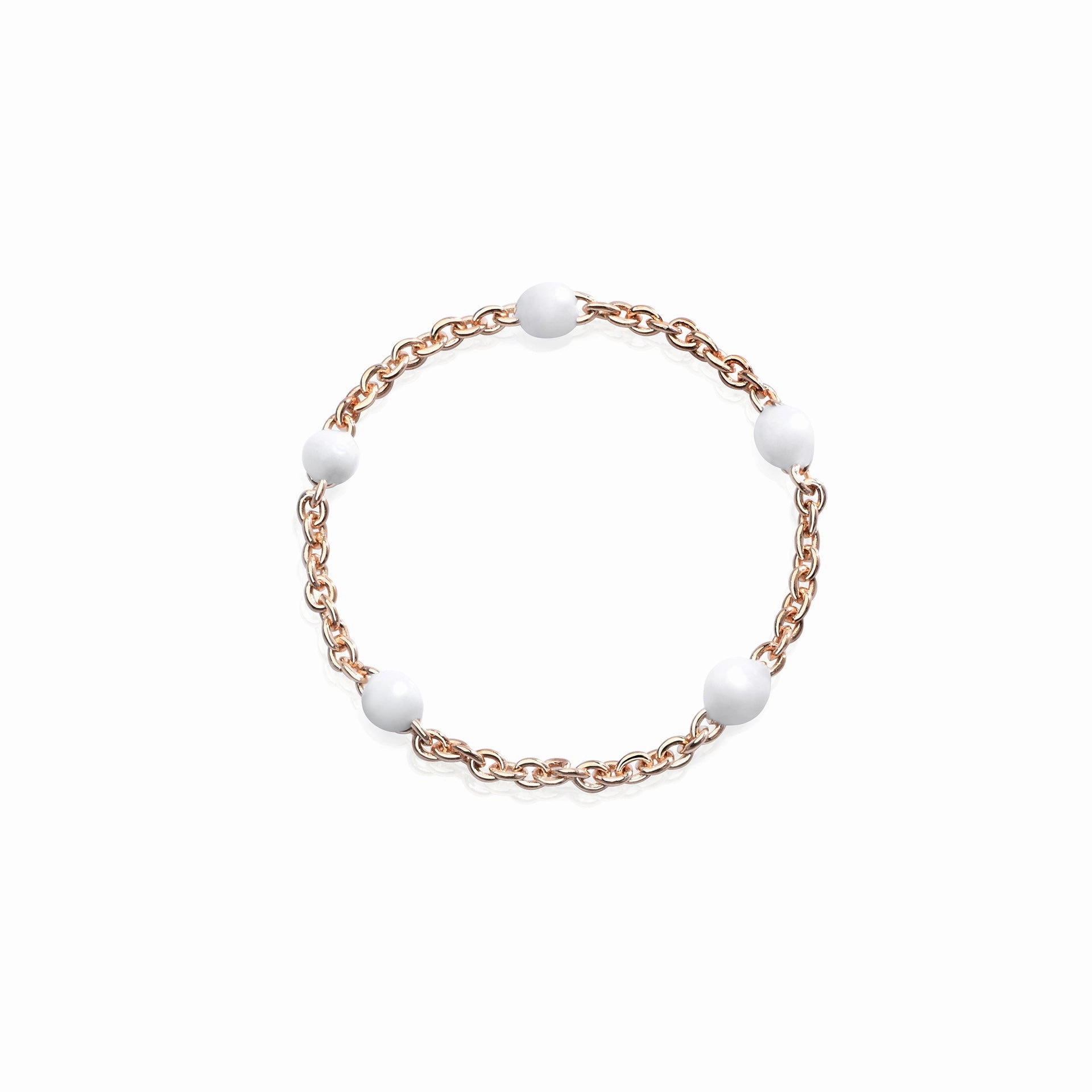 White Dots Ring