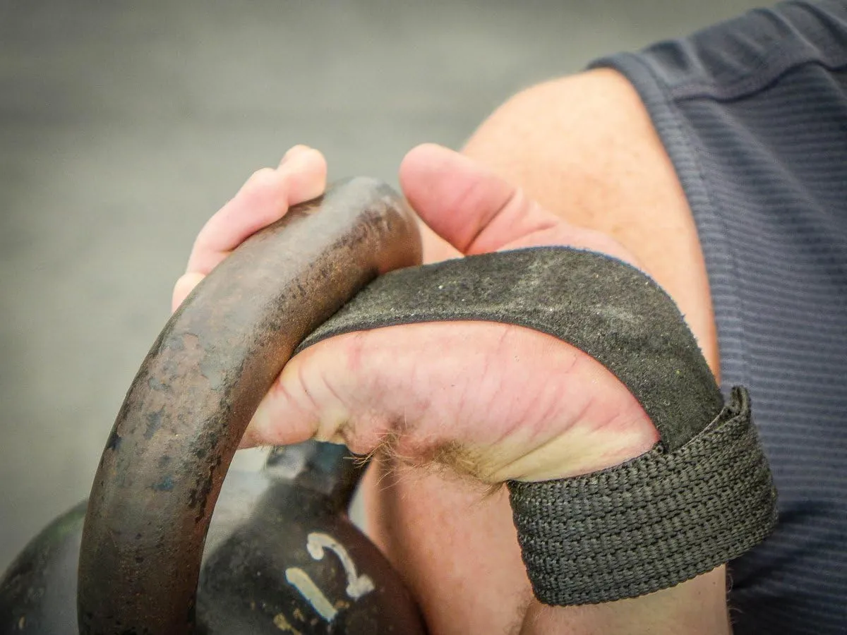 WOD Nation Barbell Gymnastics Grips Perfect for Pull-up Training, Kettlebells. Hand Grips for Cross Training, Weight Lifting, and Cross Training - Grips for Men and Women - Tactical Grips