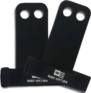 WOD Nation Barbell Gymnastics Grips Perfect for Pull-up Training, Kettlebells. Hand Grips for Cross Training, Weight Lifting, and Cross Training - Grips for Men and Women - Tactical Grips