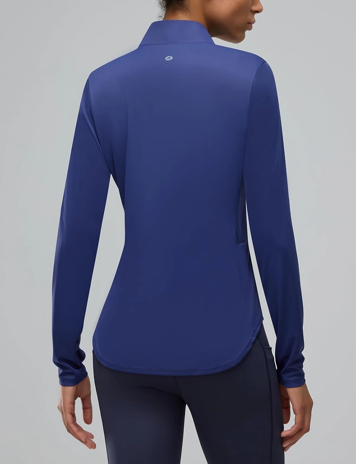 Women's Rash Guard Long Sleeve UV Sun Protection 1/4 Zip Shirts with Pocket UPF 50  Lightweight SPF Hiking Top