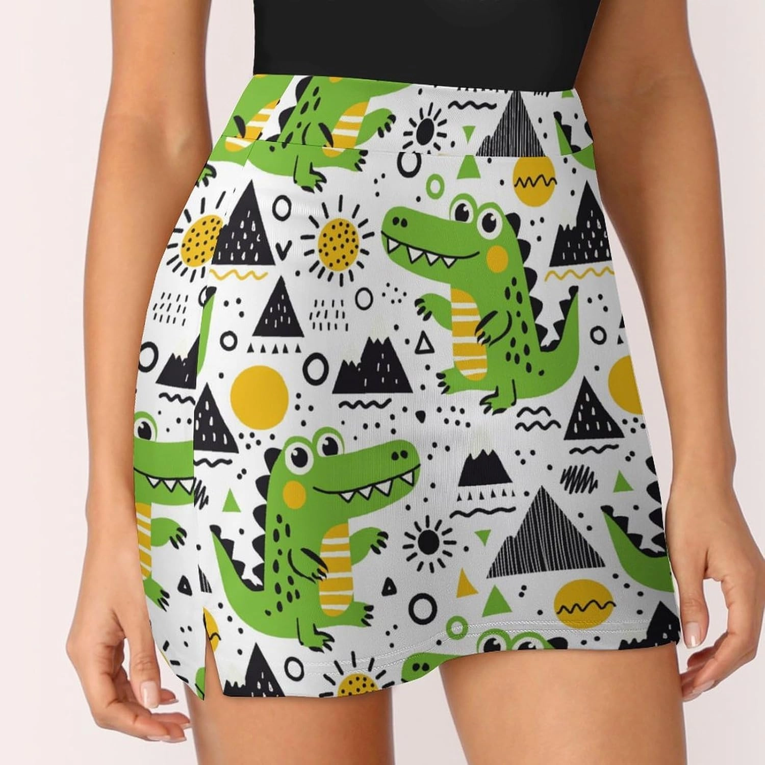Women's Tennis Skirt Anti-Peek Workout Skorts with Built-in Shorts Pocket for Gym Golf Running