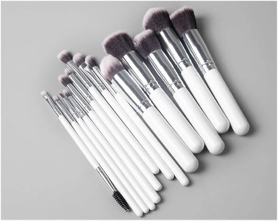 Women's 14 Piece Makeup Brush Set Powder Brush Eye Shadow Beauty Brush Tool Set(6-A)