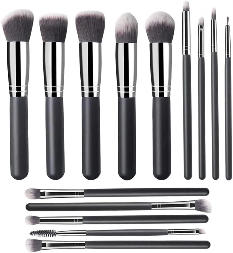 Women's 14 Piece Makeup Brush Set Powder Brush Eye Shadow Beauty Brush Tool Set(6-A)