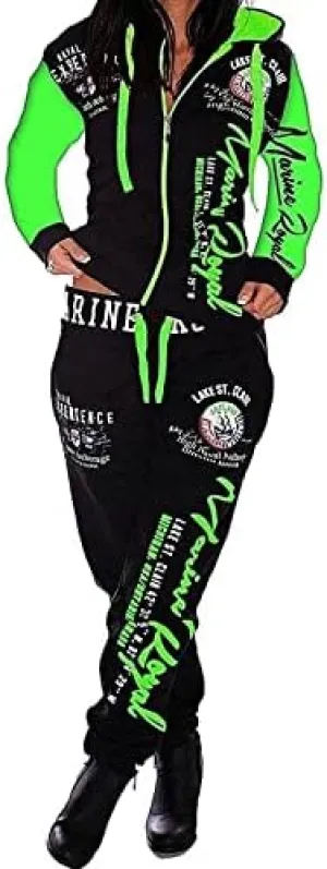 Womens Sweatsuits 2 Piece Hoodie Tracksuit Sets Casual Comfy Jogging Suits for Women