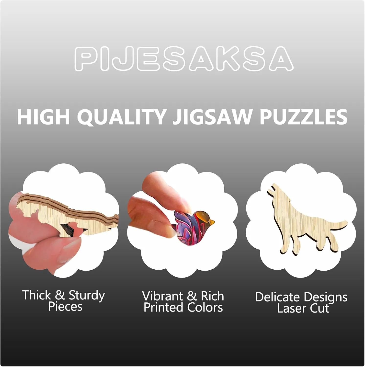 Wooden Puzzles for Adults, Mechanical Heart Wooden Jigsaw Puzzle, Unique Shaped Wood Puzzles Adult, Fun Gifts for Mother's Day, Heart Puzzle Home Decor (L-14.1 * 11.3in 220 Pieces)
