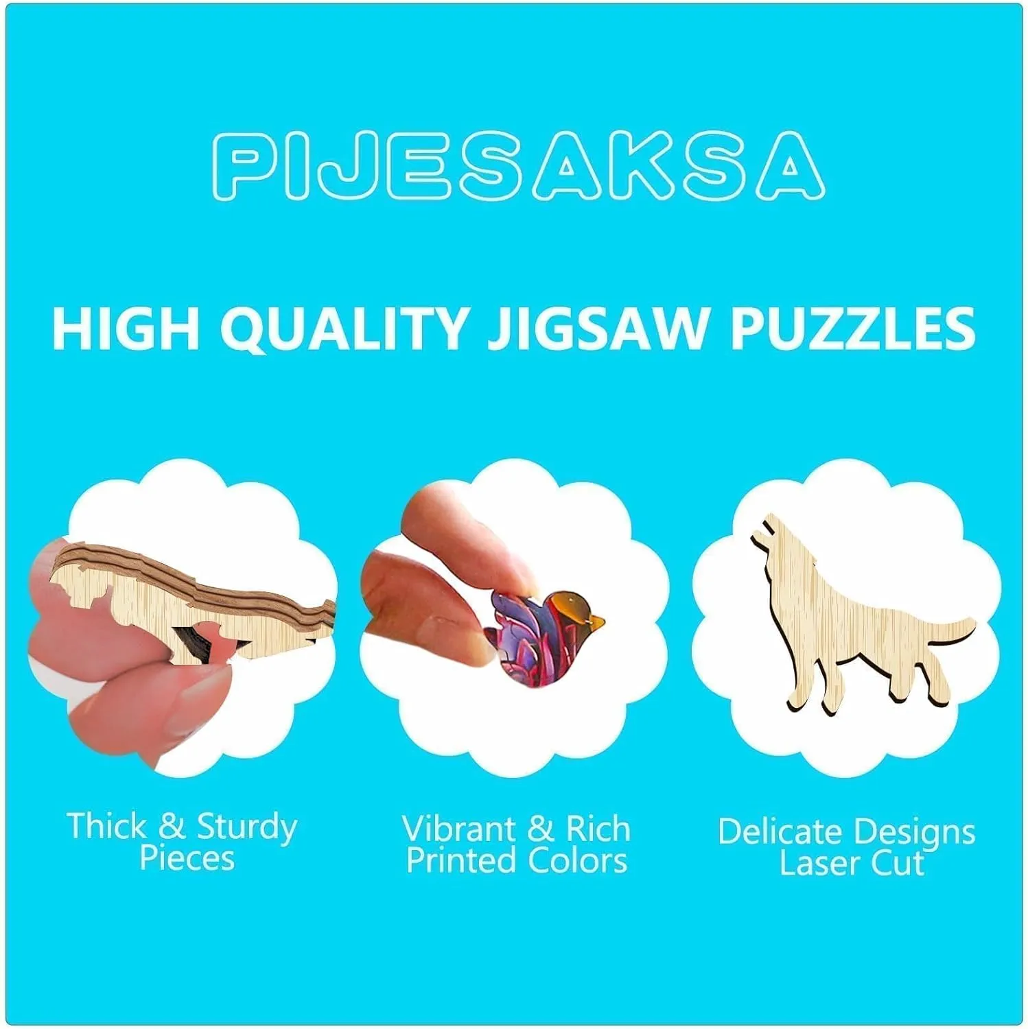 Wooden Puzzles for Adults - Peacock Puzzle 200 Pieces, Flat Puzzle with 3D Visual Effect, Unique Shape Wood Puzzles Adult, Paper Sculpture Modern Art Home Decor, Good Gift Idea (M-11.4 * 11.4in)