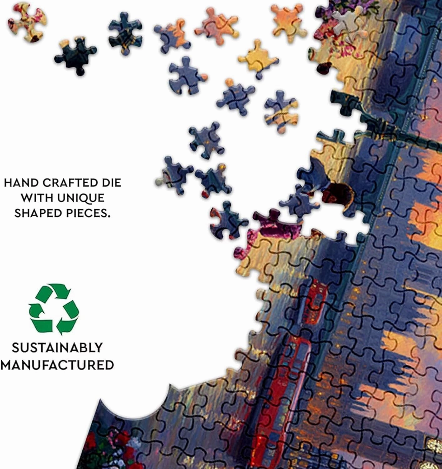 Wooden Puzzle Enchanted Forest Study Hard Challenging Exercise Intellegent Wall Decor Suitable for Teenager or Adult 1000 PCS