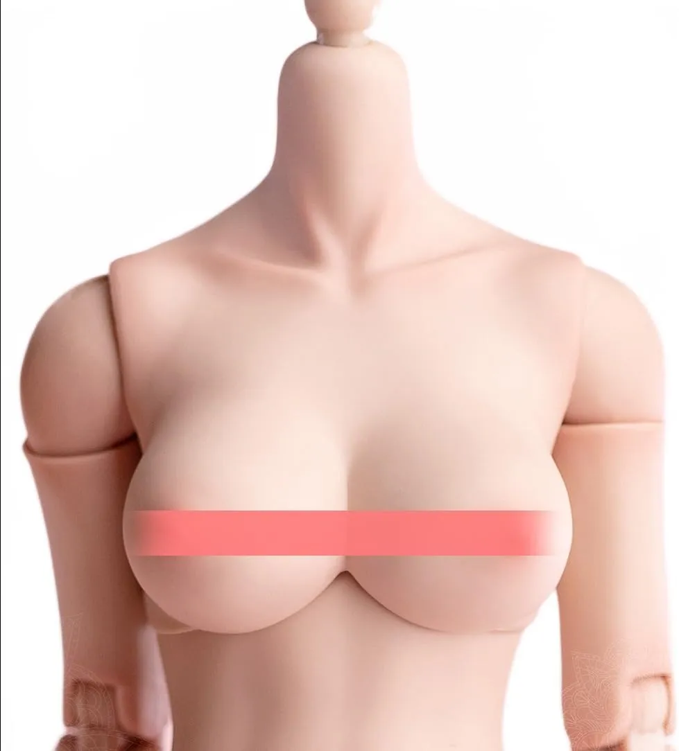 Worldbox Girls Body 1/6 Scale Female Accessories Large Breasts E Cup for 12 Inch Woman Action Figure White