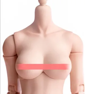 Worldbox Girls Body 1/6 Scale Female Accessories Large Breasts E Cup for 12 Inch Woman Action Figure White