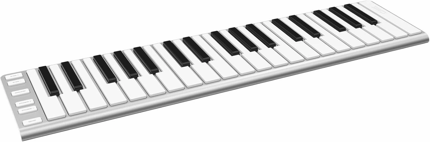 Xkey 37 Air Bluetooth MIDI Keyboard - Apple-Style Ultra-Thin Aluminum Frame, 37 Full-Size Velocity-Sensitive Keys, Polyphonic Aftertouch, Ultra-Low Latency, Simply Plug & Play on iPad, iPhone, Mac, PC