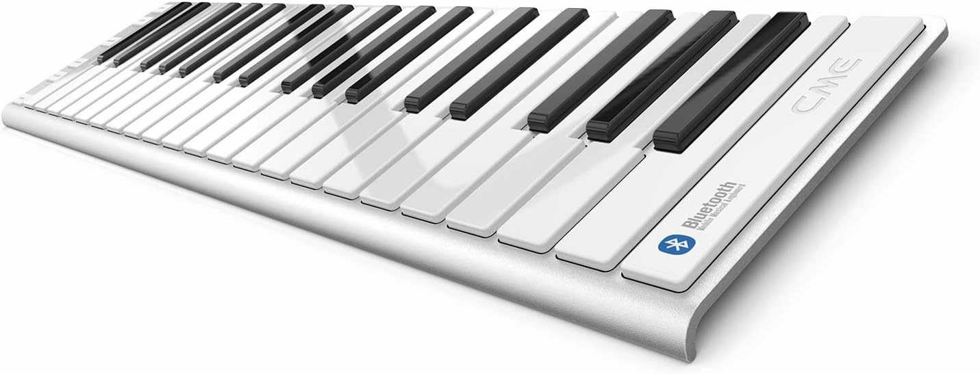 Xkey 37 Air Bluetooth MIDI Keyboard - Apple-Style Ultra-Thin Aluminum Frame, 37 Full-Size Velocity-Sensitive Keys, Polyphonic Aftertouch, Ultra-Low Latency, Simply Plug & Play on iPad, iPhone, Mac, PC