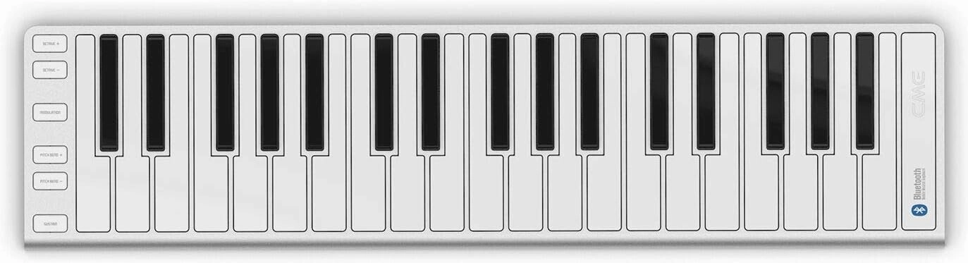 Xkey 37 Air Bluetooth MIDI Keyboard - Apple-Style Ultra-Thin Aluminum Frame, 37 Full-Size Velocity-Sensitive Keys, Polyphonic Aftertouch, Ultra-Low Latency, Simply Plug & Play on iPad, iPhone, Mac, PC