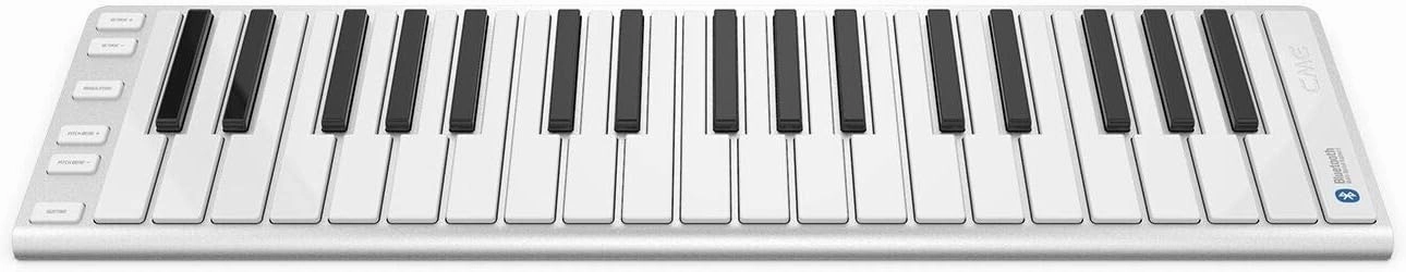 Xkey 37 Air Bluetooth MIDI Keyboard - Apple-Style Ultra-Thin Aluminum Frame, 37 Full-Size Velocity-Sensitive Keys, Polyphonic Aftertouch, Ultra-Low Latency, Simply Plug & Play on iPad, iPhone, Mac, PC
