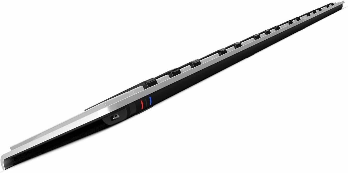 Xkey 37 Air Bluetooth MIDI Keyboard - Apple-Style Ultra-Thin Aluminum Frame, 37 Full-Size Velocity-Sensitive Keys, Polyphonic Aftertouch, Ultra-Low Latency, Simply Plug & Play on iPad, iPhone, Mac, PC