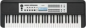 Yamaha YPT-380 61-Key Touch Sensitive Portable Keyboard, Grand Piano Sound, Acoustic Piano Touch with Power Adapter YPT380