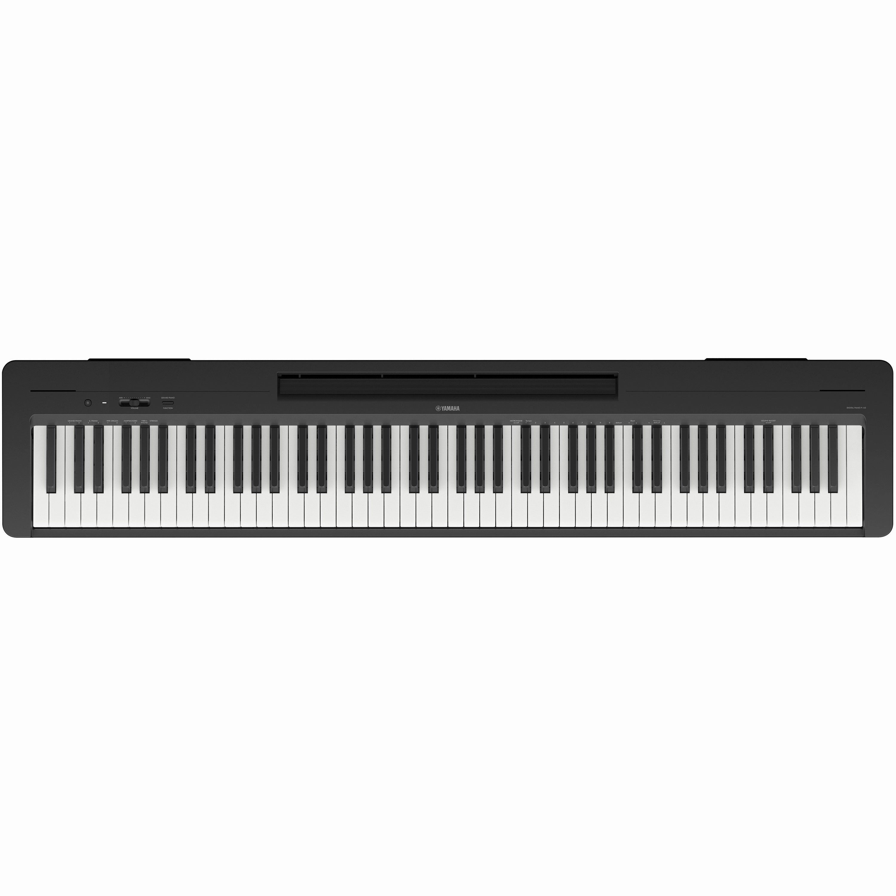 Yamaha P143B Digital Piano with L-100B Stand - Black