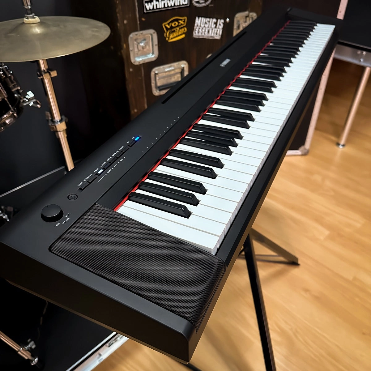 Yamaha Piaggero NP-35 76-Key Portable Keyboard - Black KEY ESSENTIALS BUNDLE