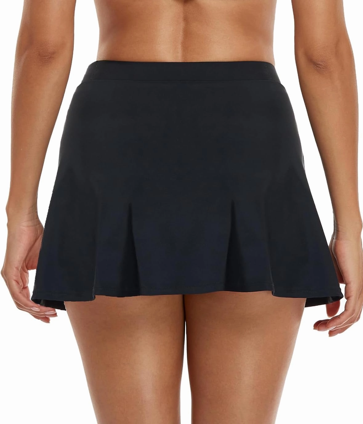 YELAIVP Women’s Period Swimwear Leakproof Swim Skirt Bottoms High Waisted Waterproof Bikini Bottom Skirt for Women Girls