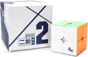 YJ MGC 2x2 Magnetic Speed Cube (Official USA Vendor) Stickerless