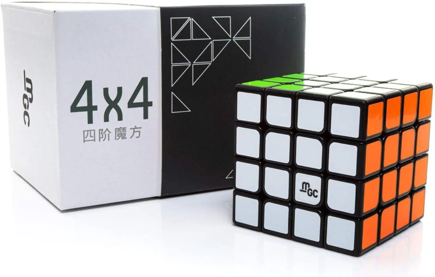 YJ MGC 4x4 Magnetic Speed Cube (Official USA Vendor) Black