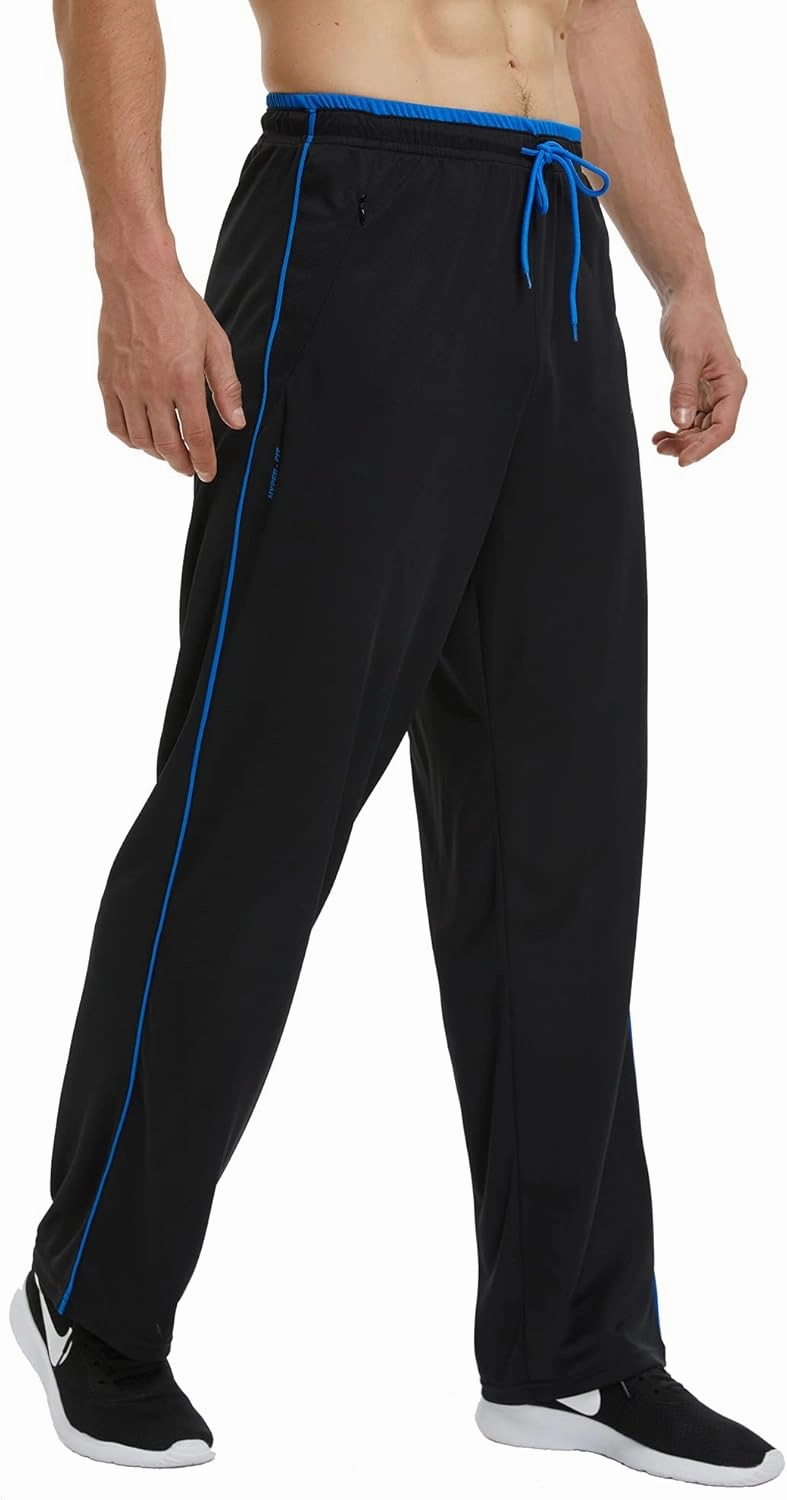 ZENGVEE Mens Polyester Sweatpants with Pockets